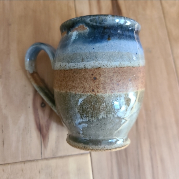 Vintage Handmade Ceramic Glazed Mug - Picture 3 of 6